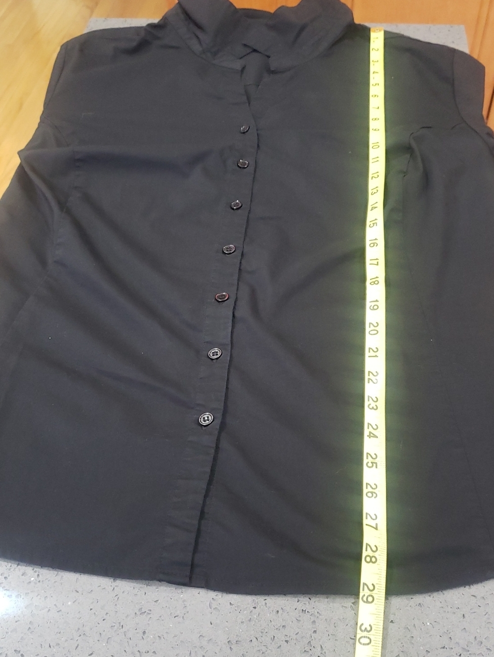 George Women's Black Button-Down Shirt, 4X Size 26-28 - Picture 8 of 12